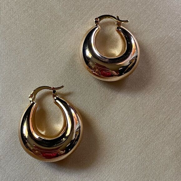 Bohemian hoop earrings M19 - Picture 1 of 3